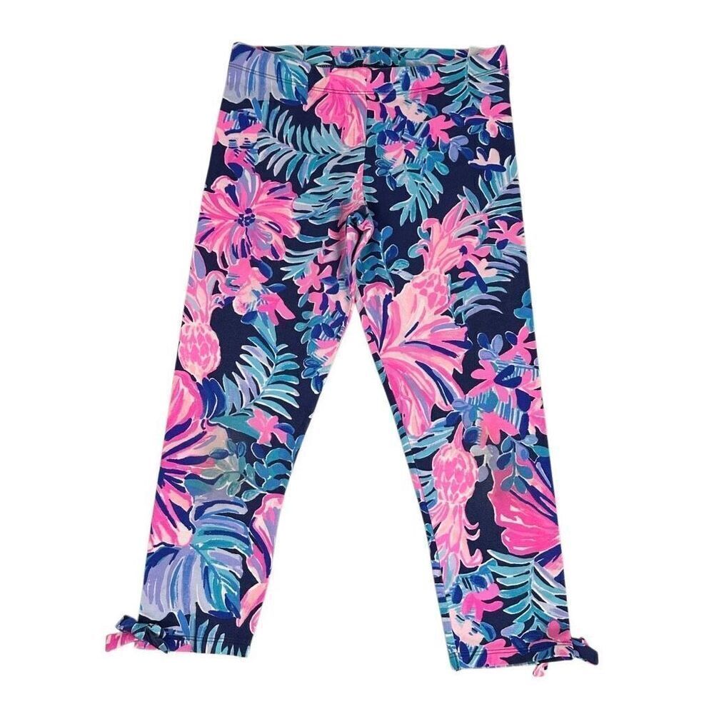 Lilly Pulitzer Girls Maia Legging size XL Multi Garden Get Away